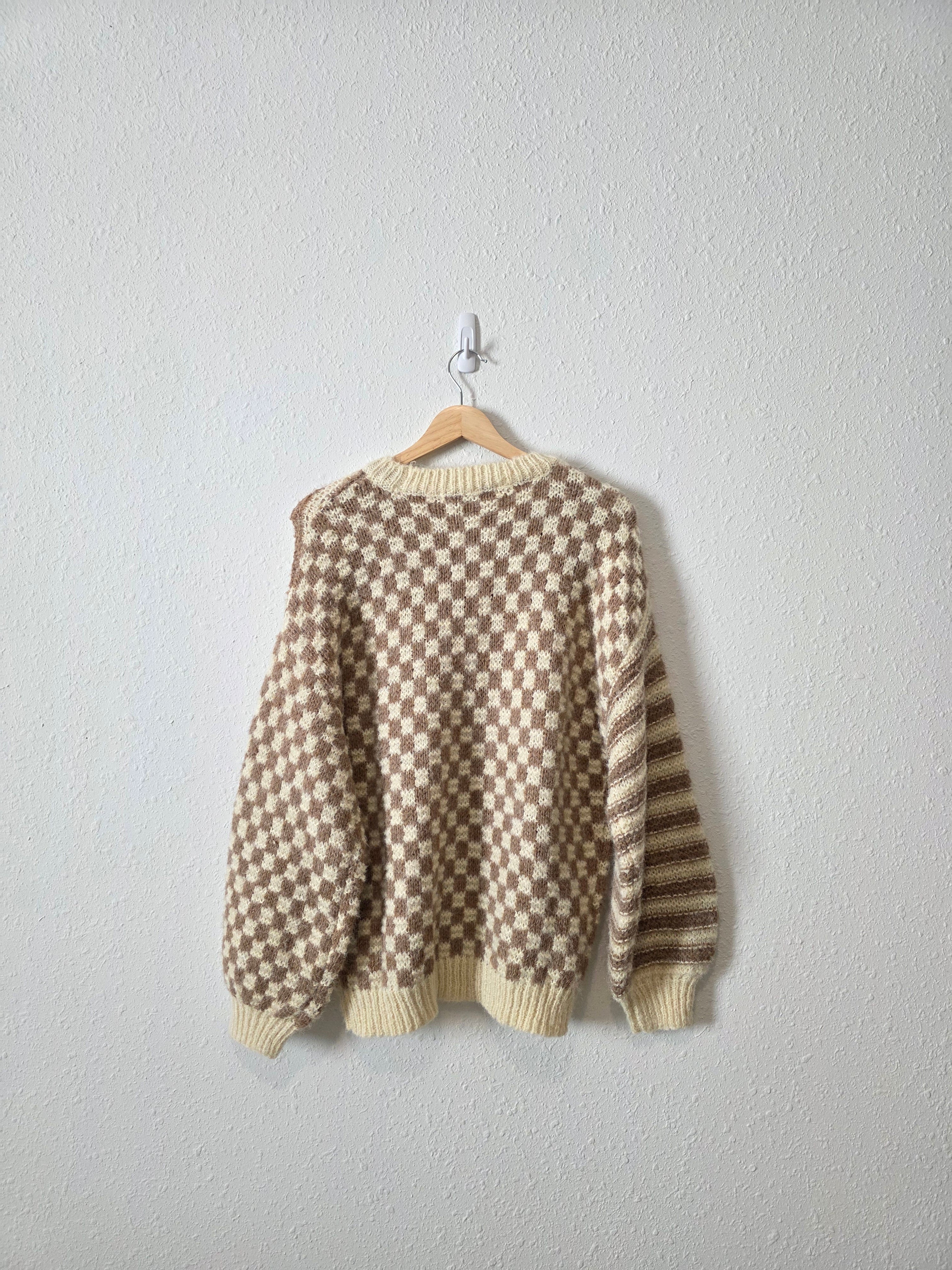 NEW Altar'd State Checkered Sweater (XS)