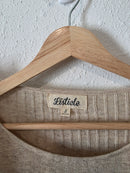 Listicle Oat Oversized Sweater (S)