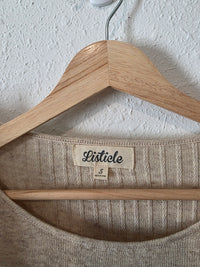 Listicle Oat Oversized Sweater (S)