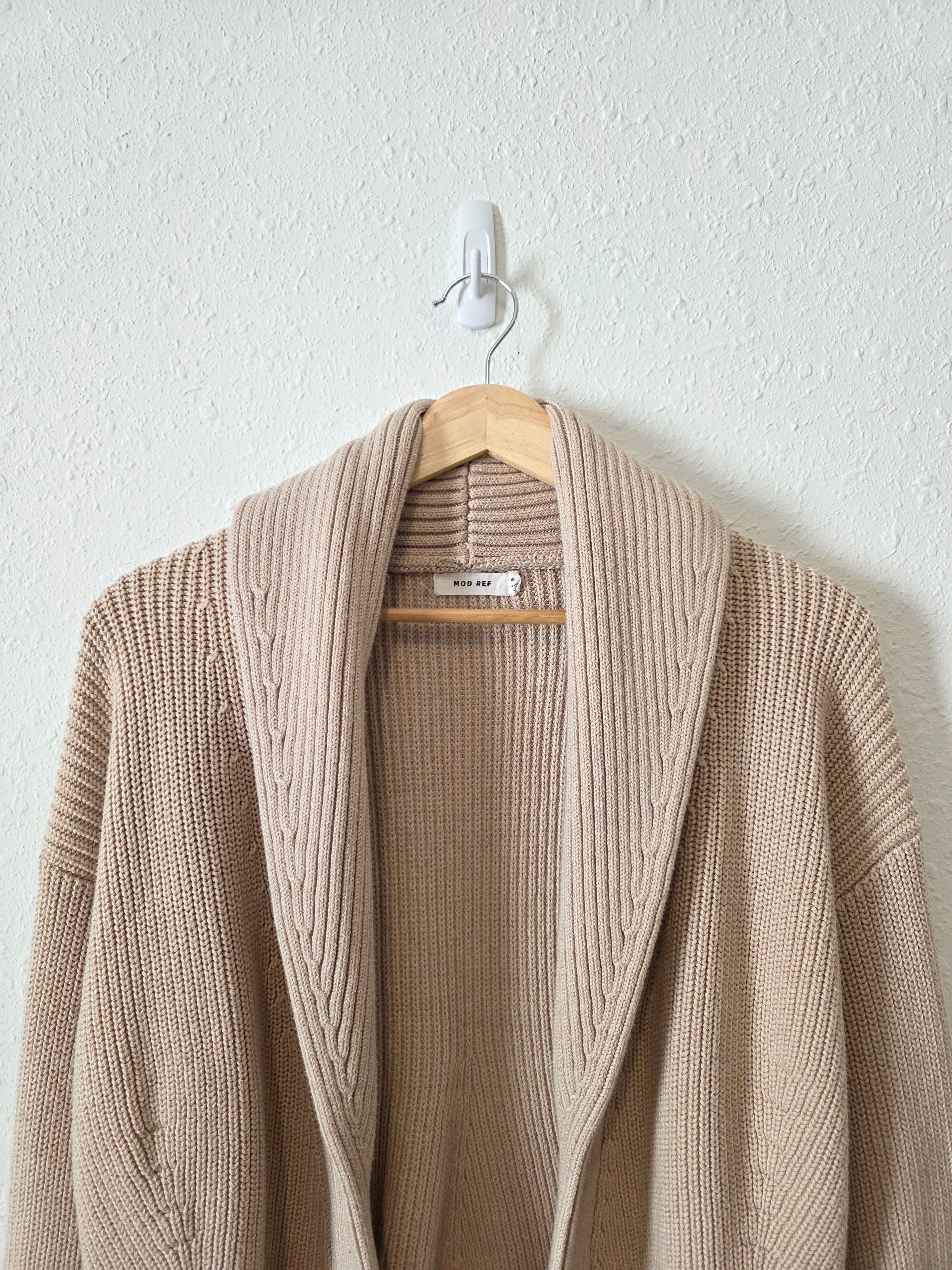 Mod Ref Collared Knit Cardigan (M)