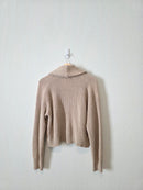 Mod Ref Collared Knit Cardigan (M)