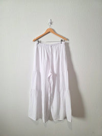 Vintage Linen Wide Leg Pants (XL)