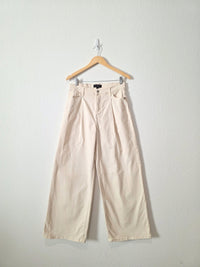 Ecru Wide Leg Jeans (27/4)