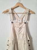 Aerie Ecru Wide Leg Overalls (XXS)