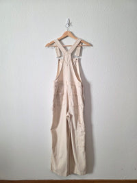Aerie Ecru Wide Leg Overalls (XXS)