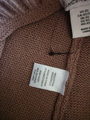 Brown Wide Leg Knit Pants (XS)