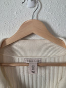 Ribbed Knit Button Up Sweater (L)