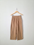 Cotton Gauze Crop Pants (S)