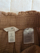 Cotton Gauze Crop Pants (S)