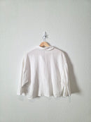 Cotton Gauze Oversized Shirt (XS)