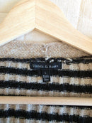 Striped Button Up Cardigan (L)