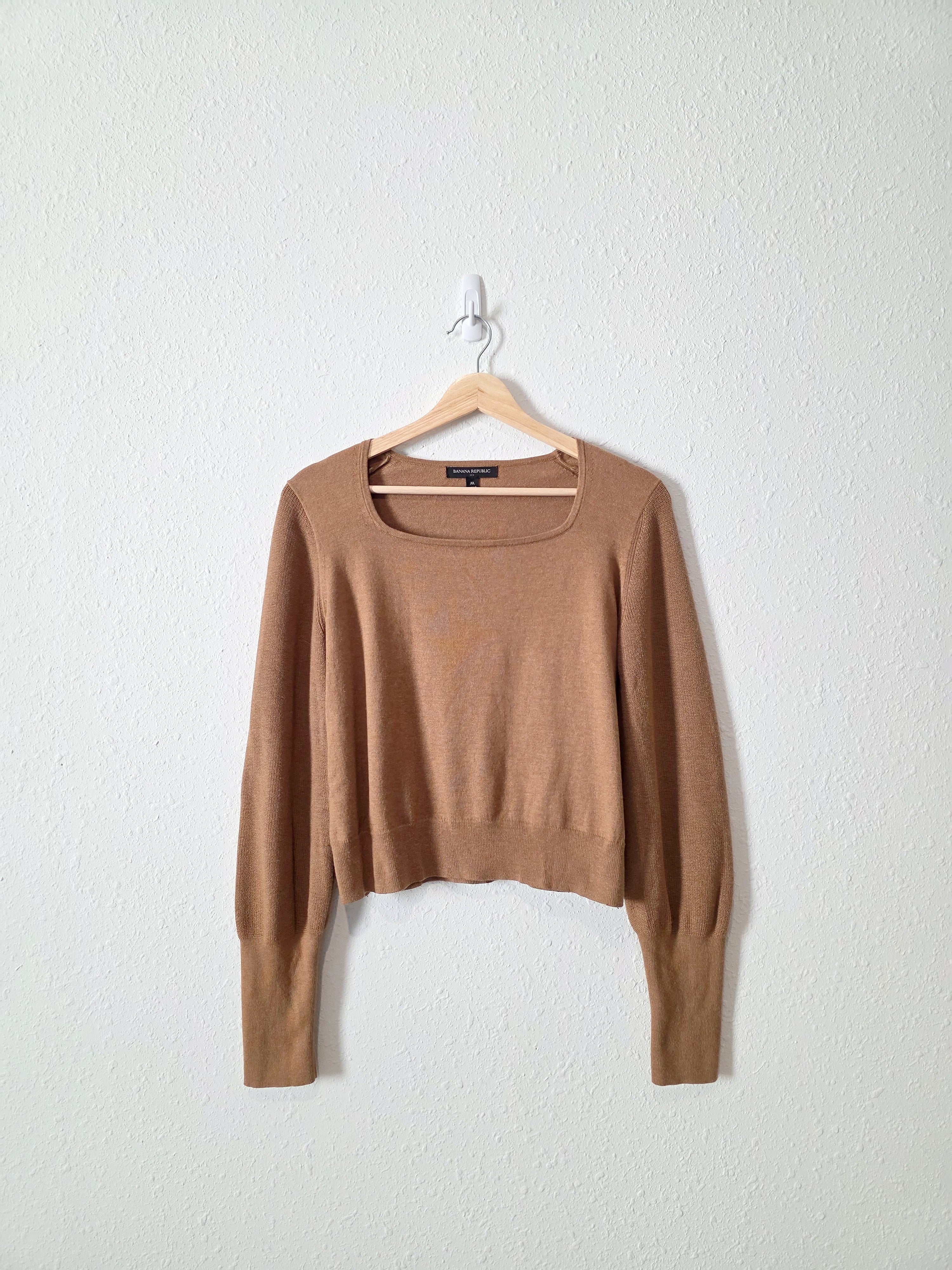 Banana Republic Puff Sleeve Sweater (M)