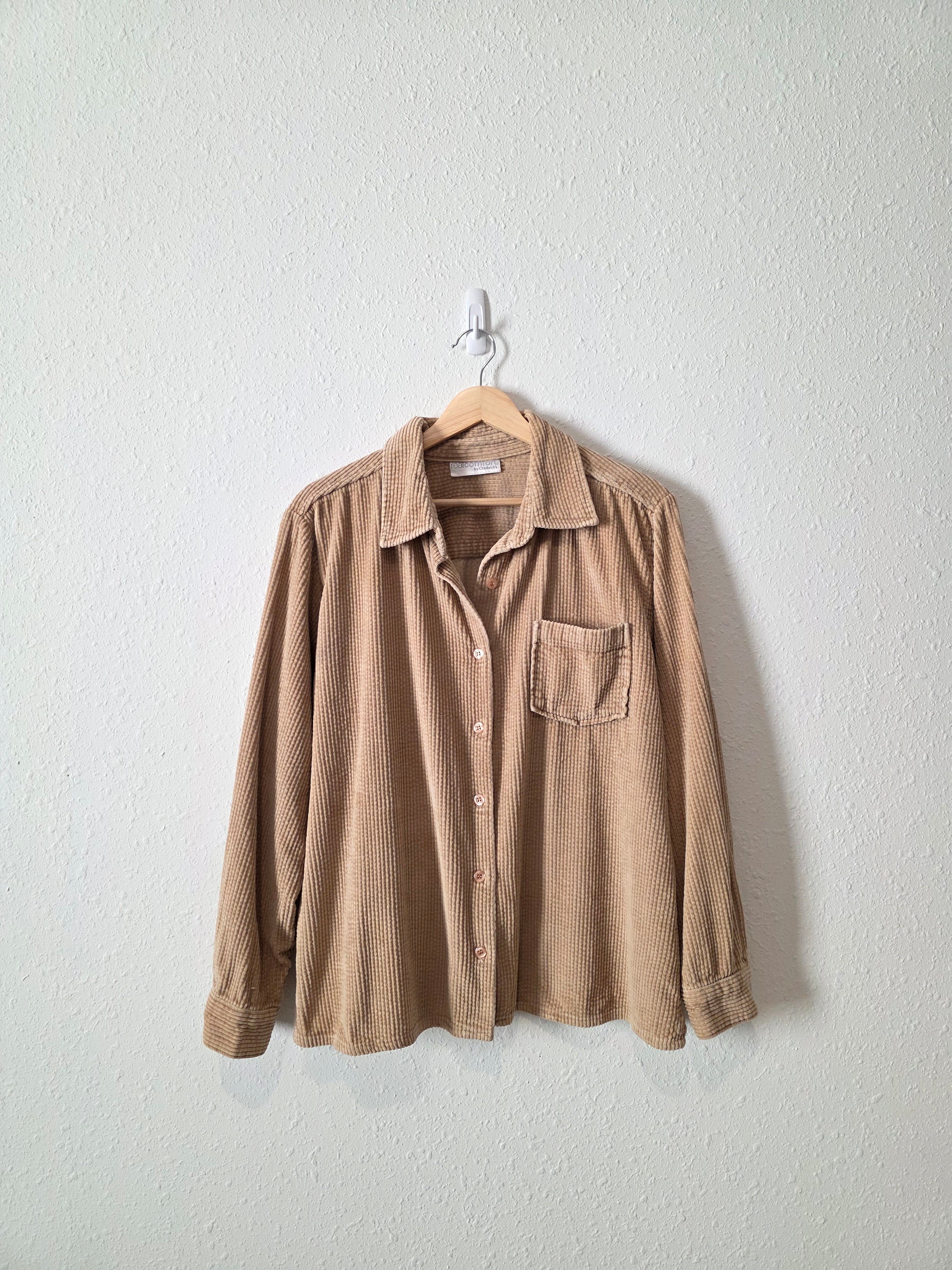 Vintage Corduroy Button Up (S)