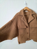 Carly Jean Brown Teddy Jacket (L)