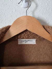 Carly Jean Brown Teddy Jacket (L)