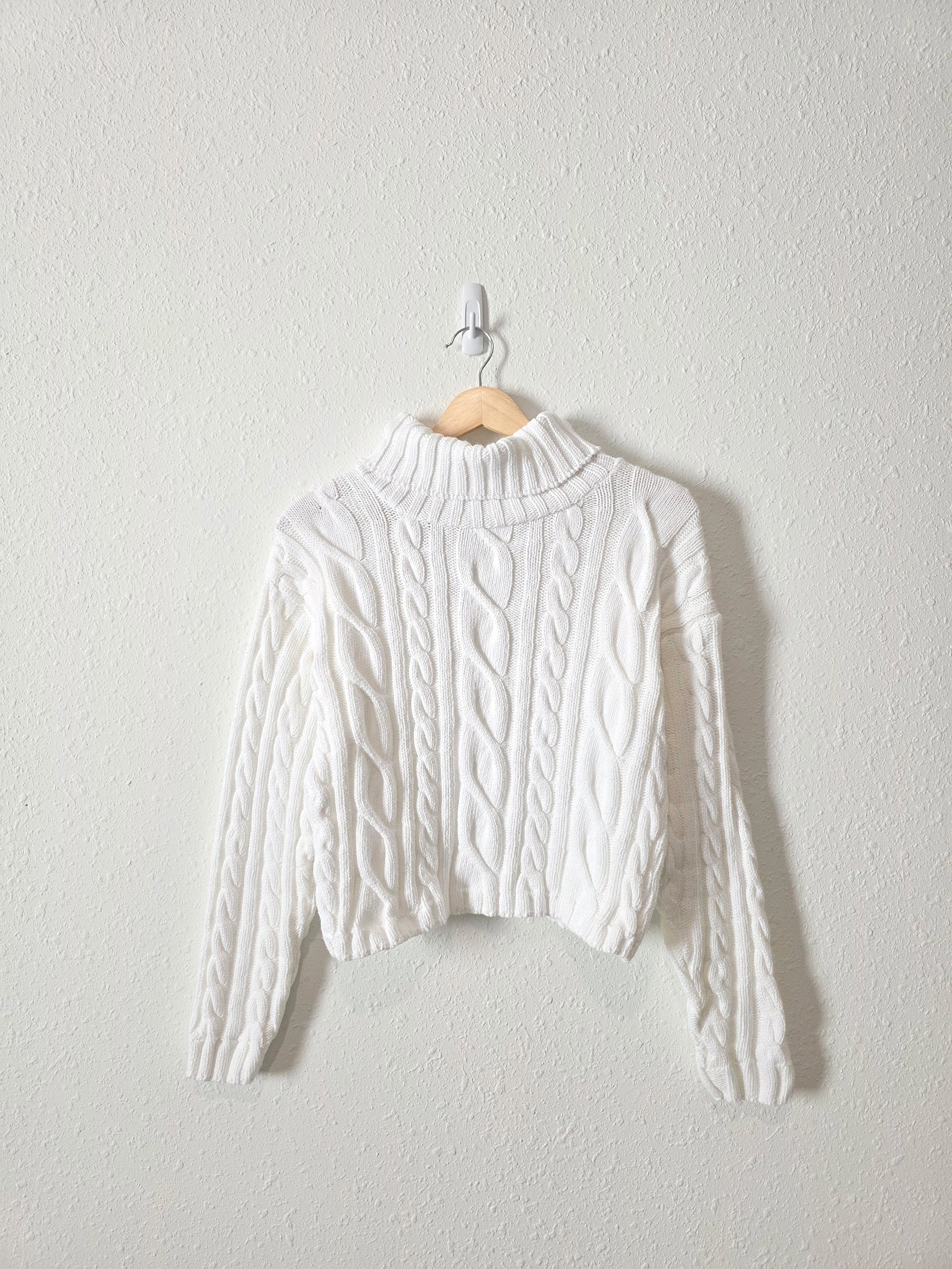 Vintage Chunky Turtleneck Sweater (S/M)