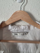 Zara Oversized Linen Button Up (XS)
