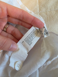 Zara Oversized Linen Button Up (XS)