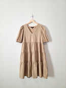 Banana Republic Cotton Tiered Dress (S)