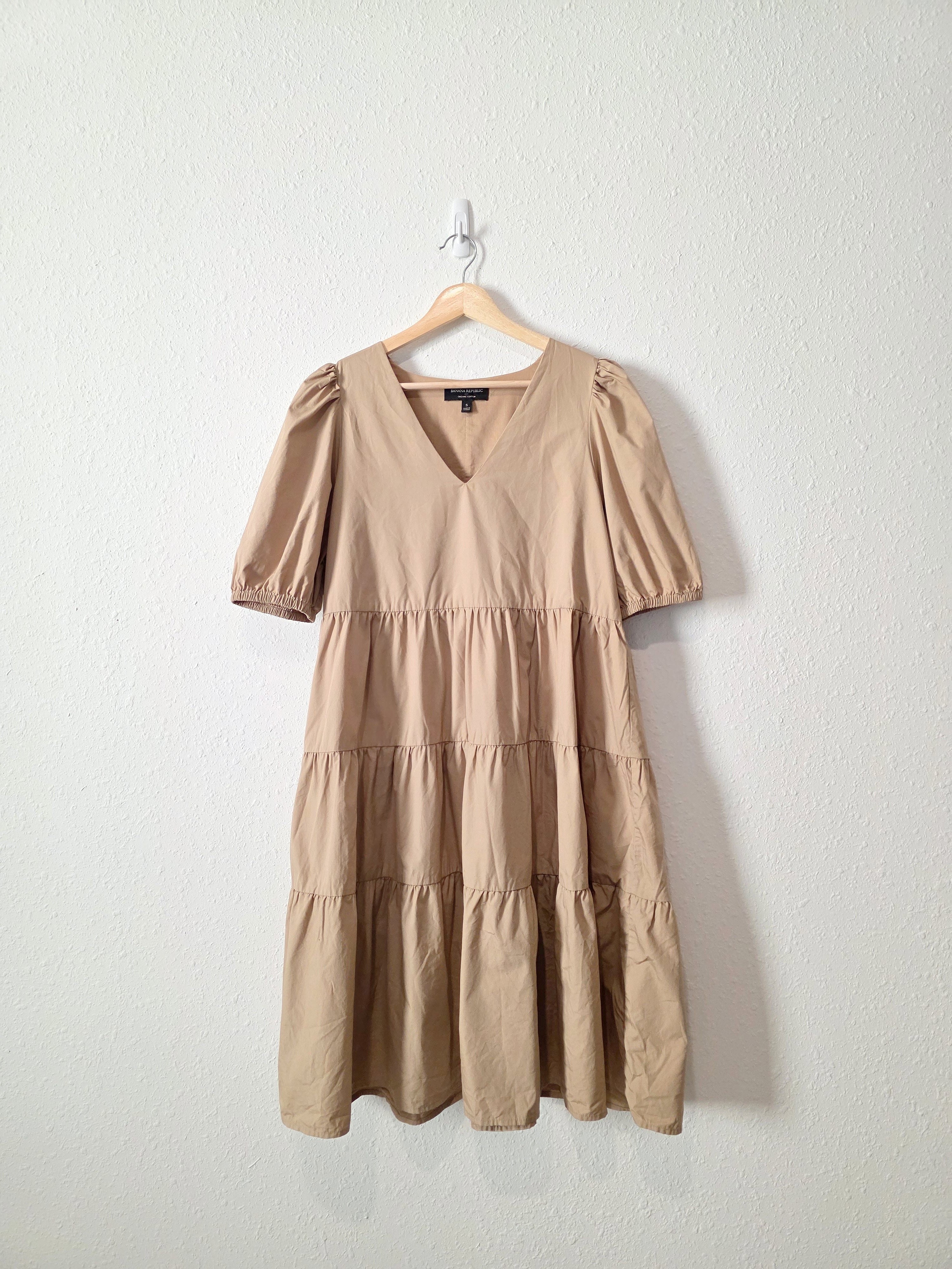 Banana Republic Cotton Tiered Dress (S)