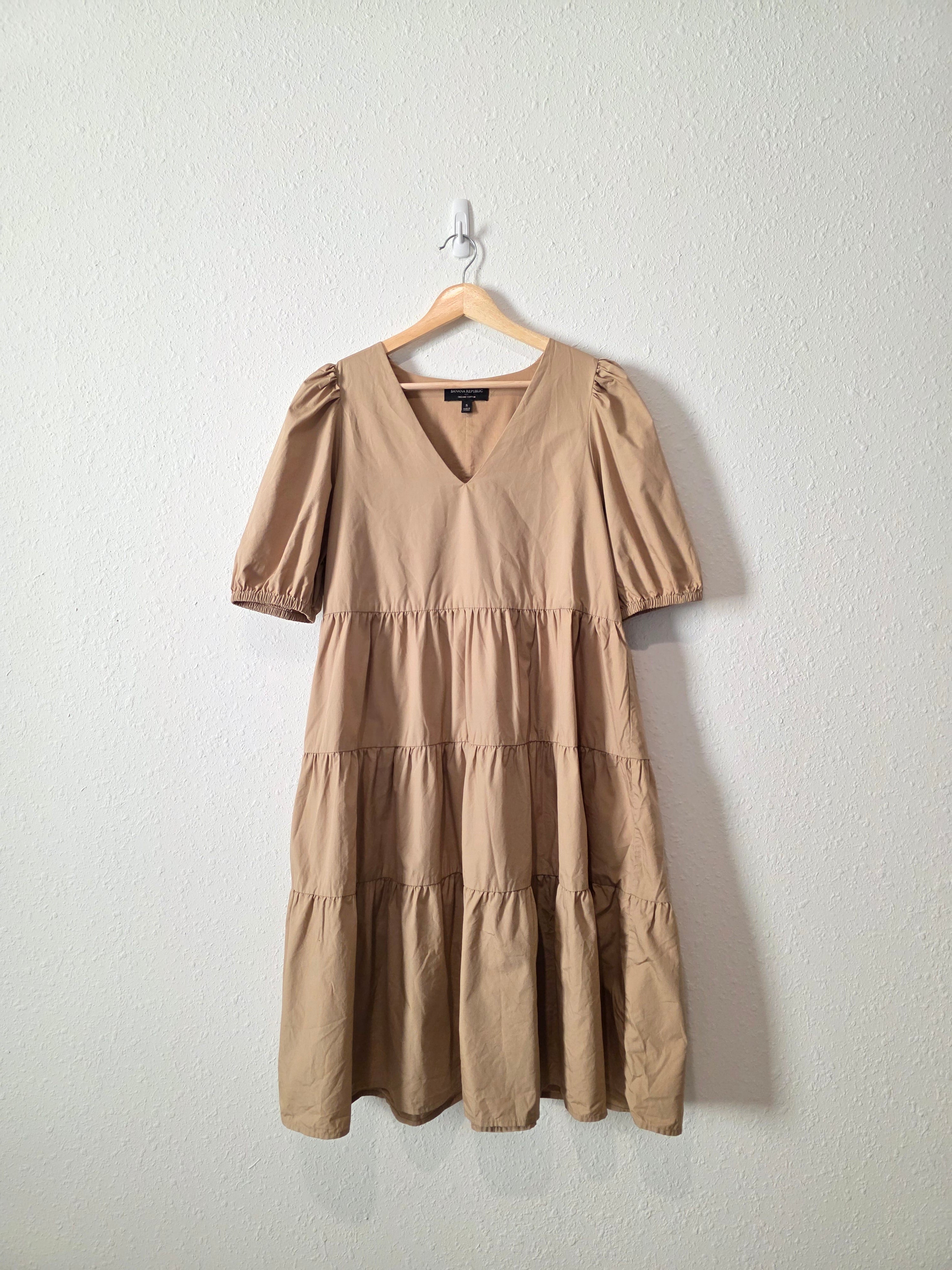 Banana Republic Cotton Tiered Dress (S)