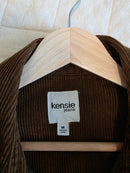 Brown Cotton Cord Shirt Jacket (M)