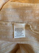 Cream Ribbed Babydoll Top (M)
