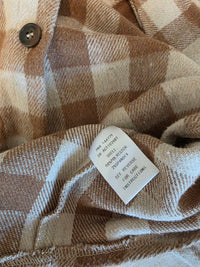 Brown Checkered Shirt Jacket (M/L)