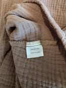 Brown Cotton Gauze Maxi Skirt (3X)