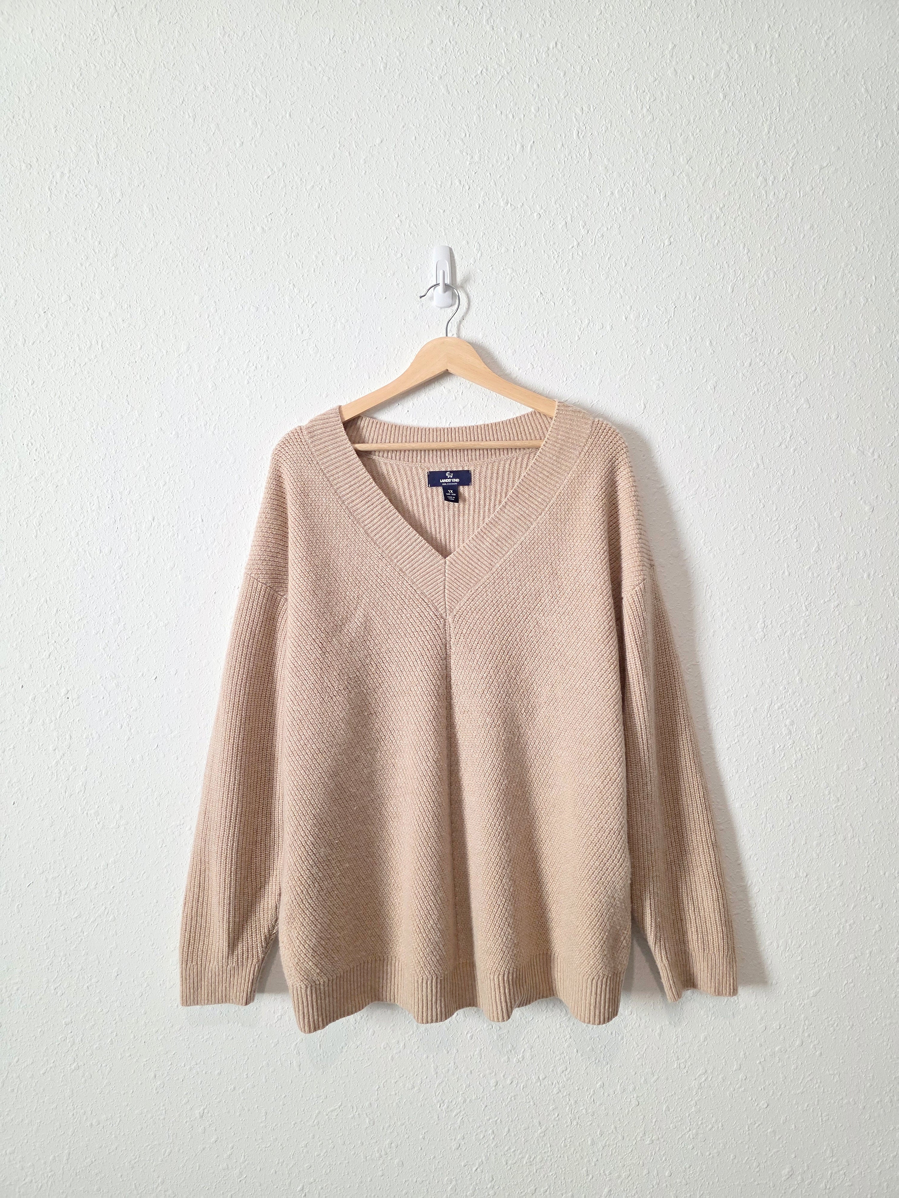 Lands End Cashmere Sweater (1X)