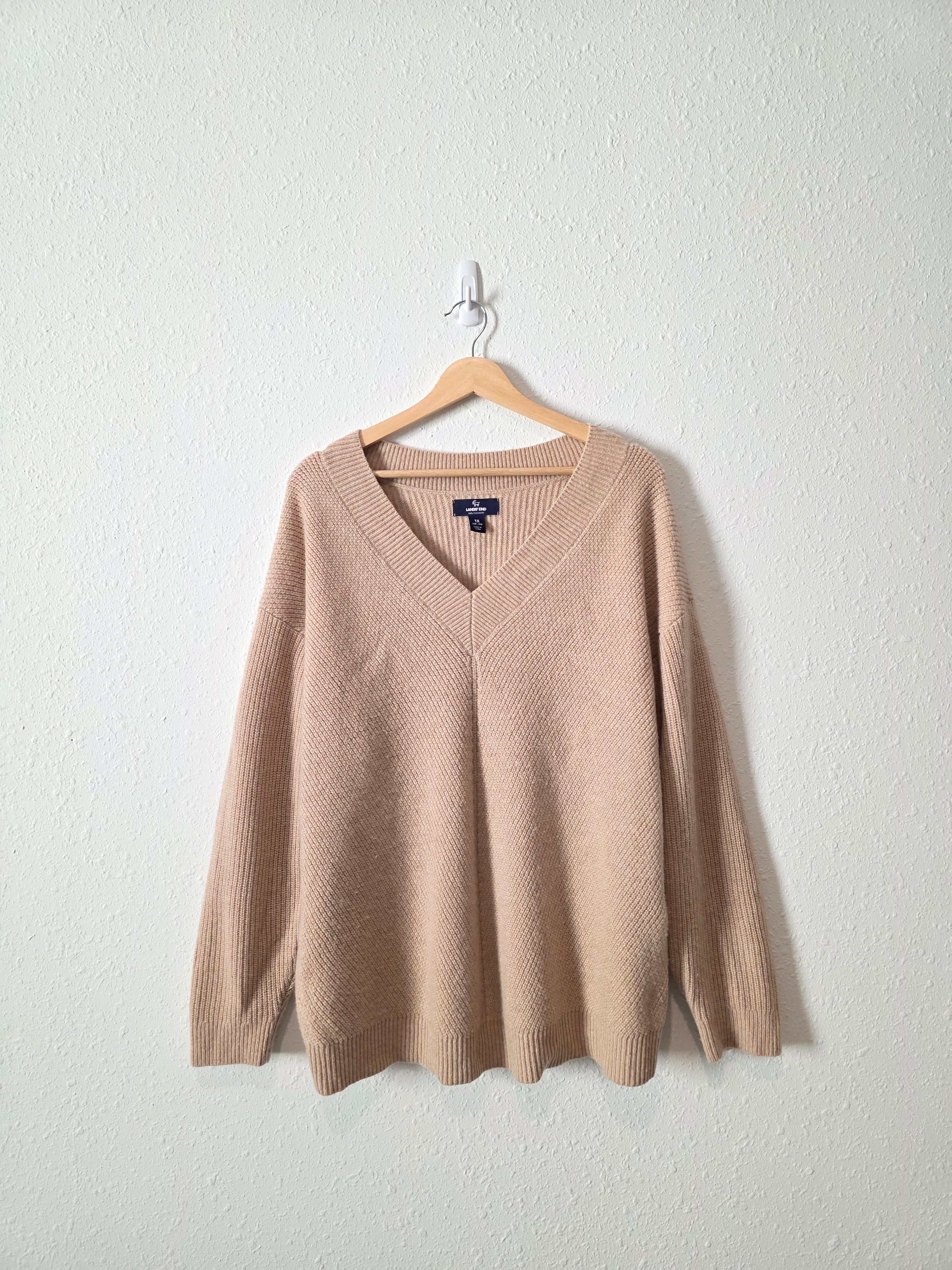 Lands End Cashmere Sweater (1X)