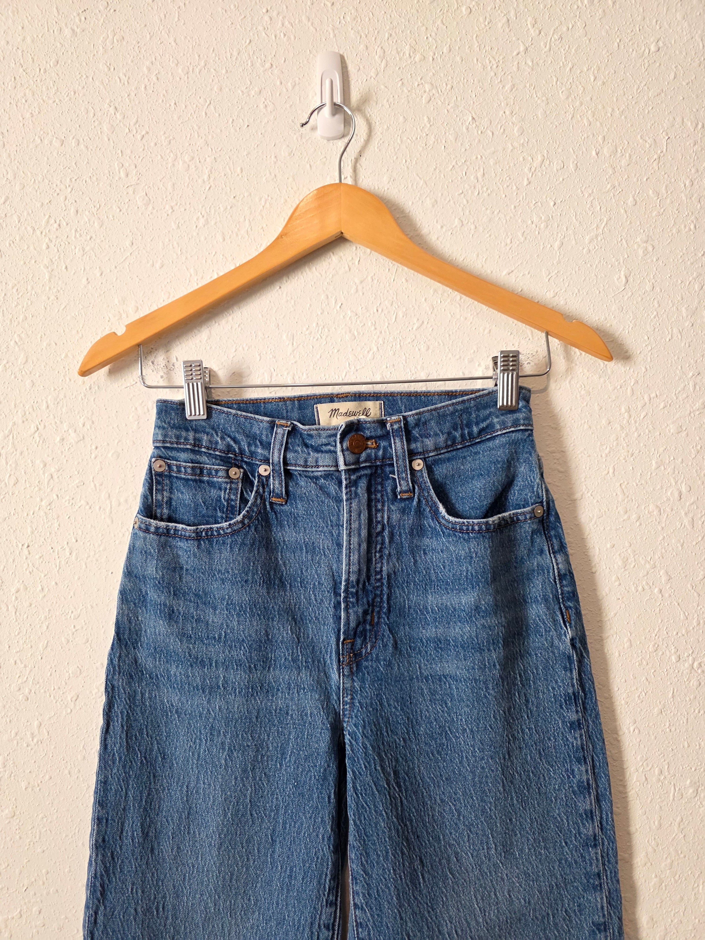 Madewell Wide Leg Crop Jeans (24)