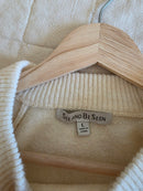 Cream Puff Sleeve Sweater (L)