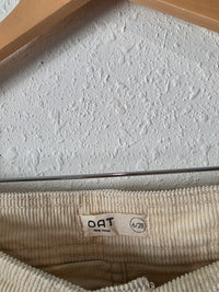 Oat Corduroy Wide Leg Pants (6/28)