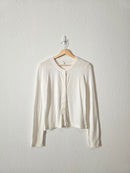 Aerie White Ribbed Tee (M)