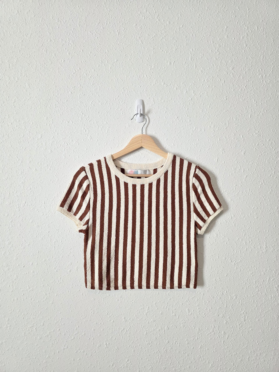 NEW Free People Striped Knit Tee (S)