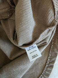 Zenana Brown Cord Shirt Jacket (XL)