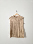 Cable Knit Sweater Vest (M)