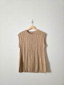 Cable Knit Sweater Vest (M)