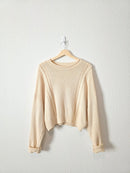 Billabong Cream Knit Sweater (L)