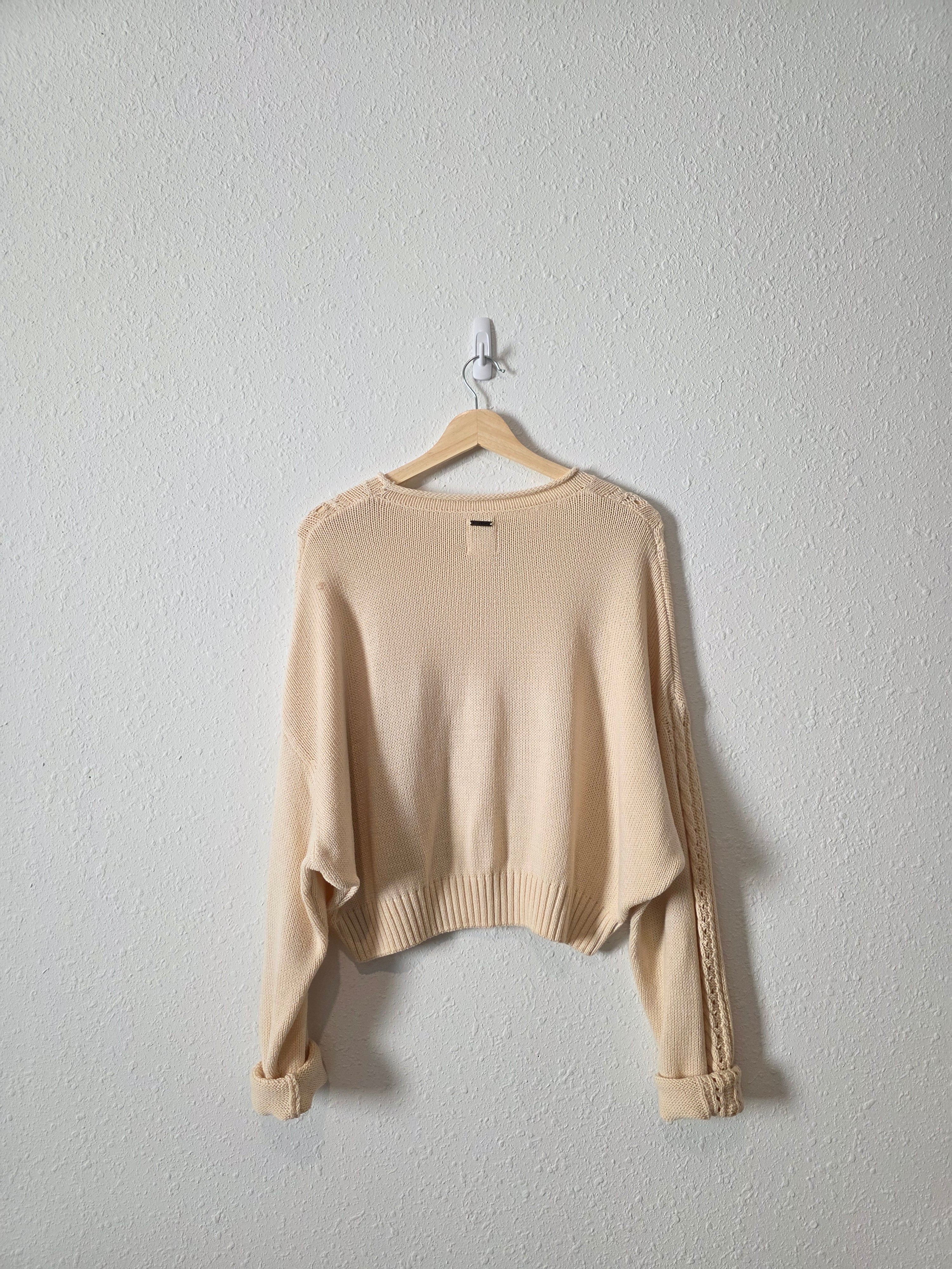 Billabong Cream Knit Sweater (L)