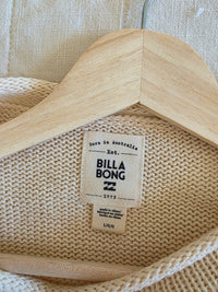 Billabong Cream Knit Sweater (L)