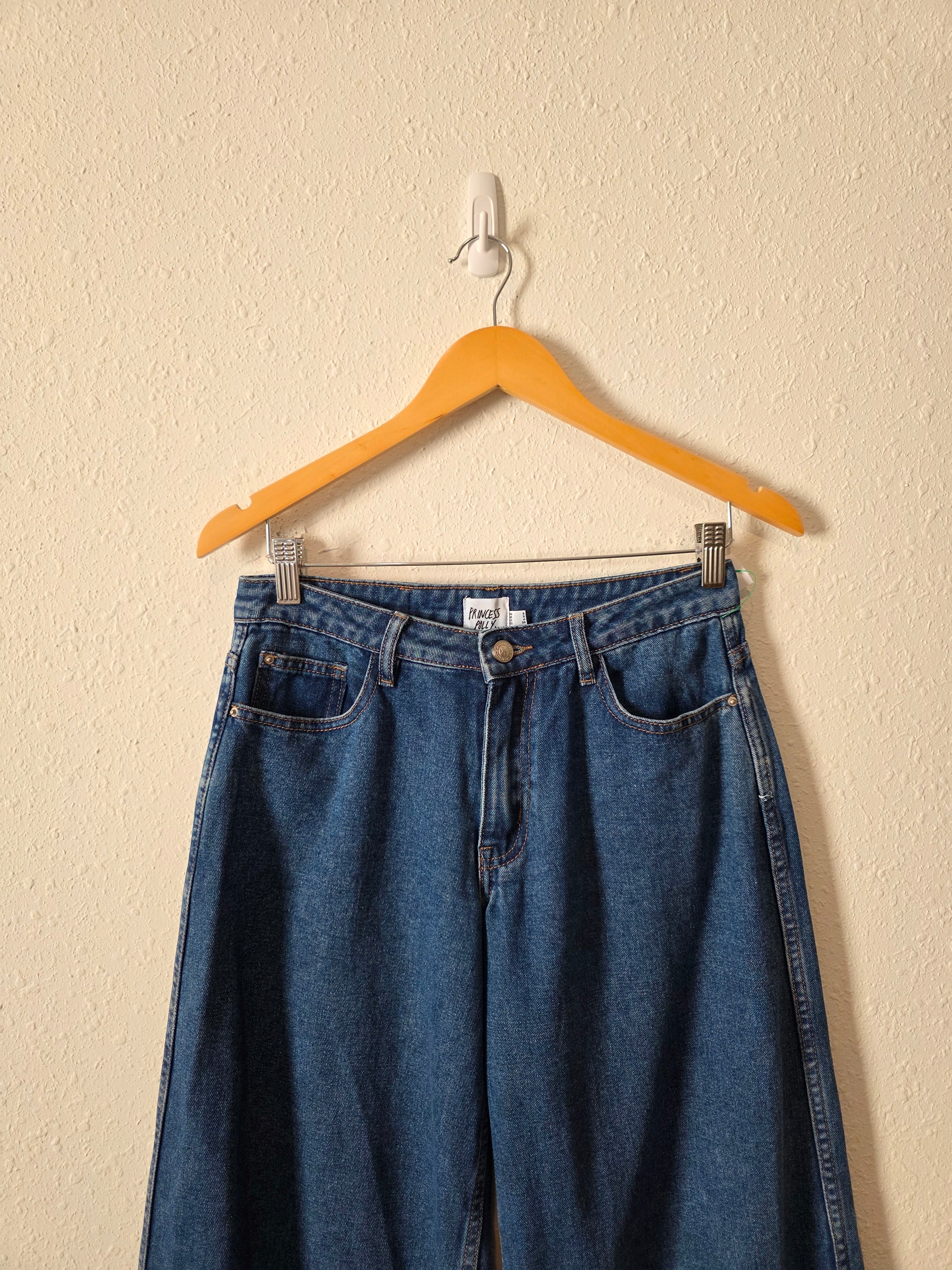 Princess Polly Relaxed Wide Leg Jeans (4)