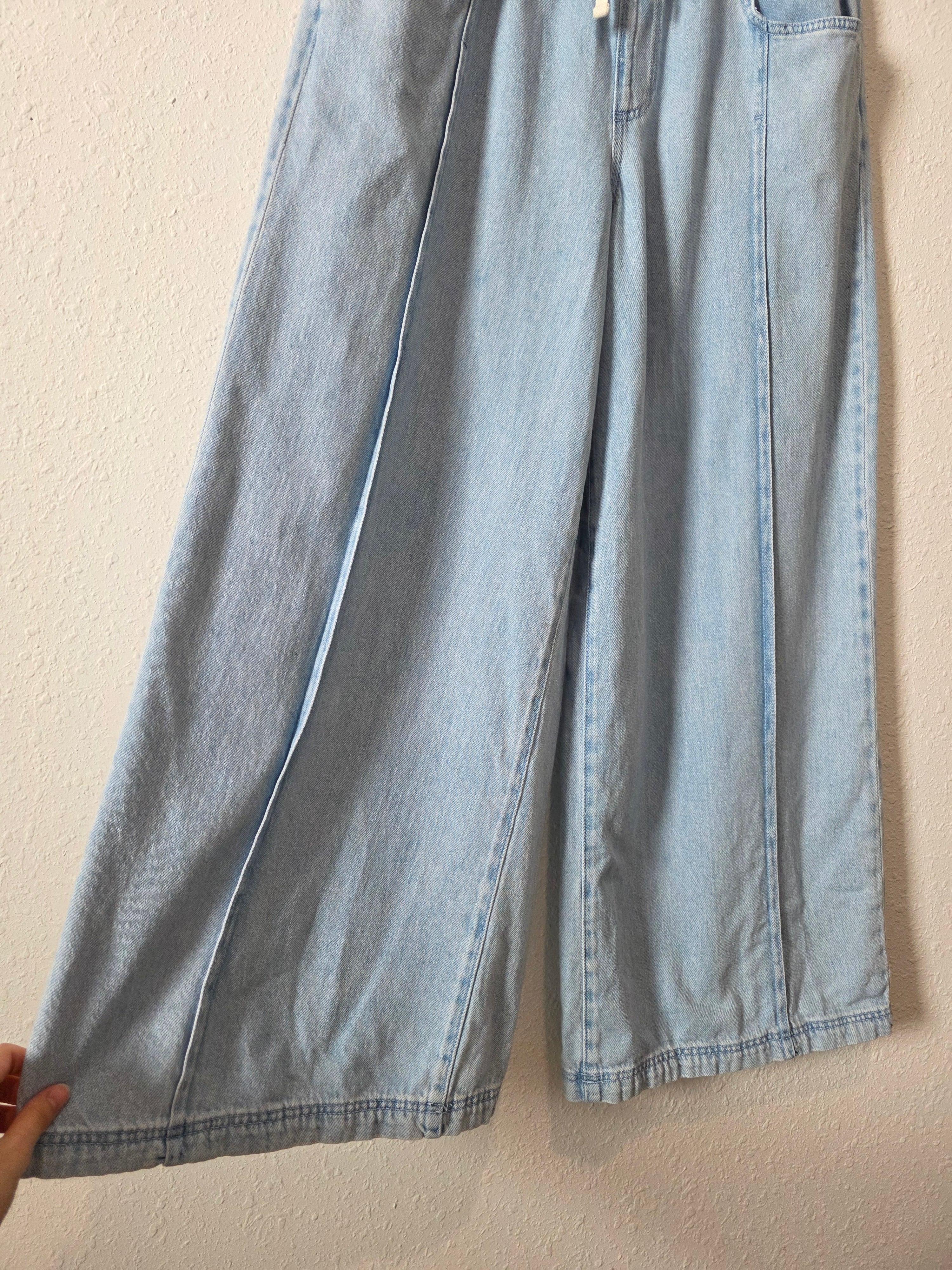 Wide Leg Easy Jeans (L)