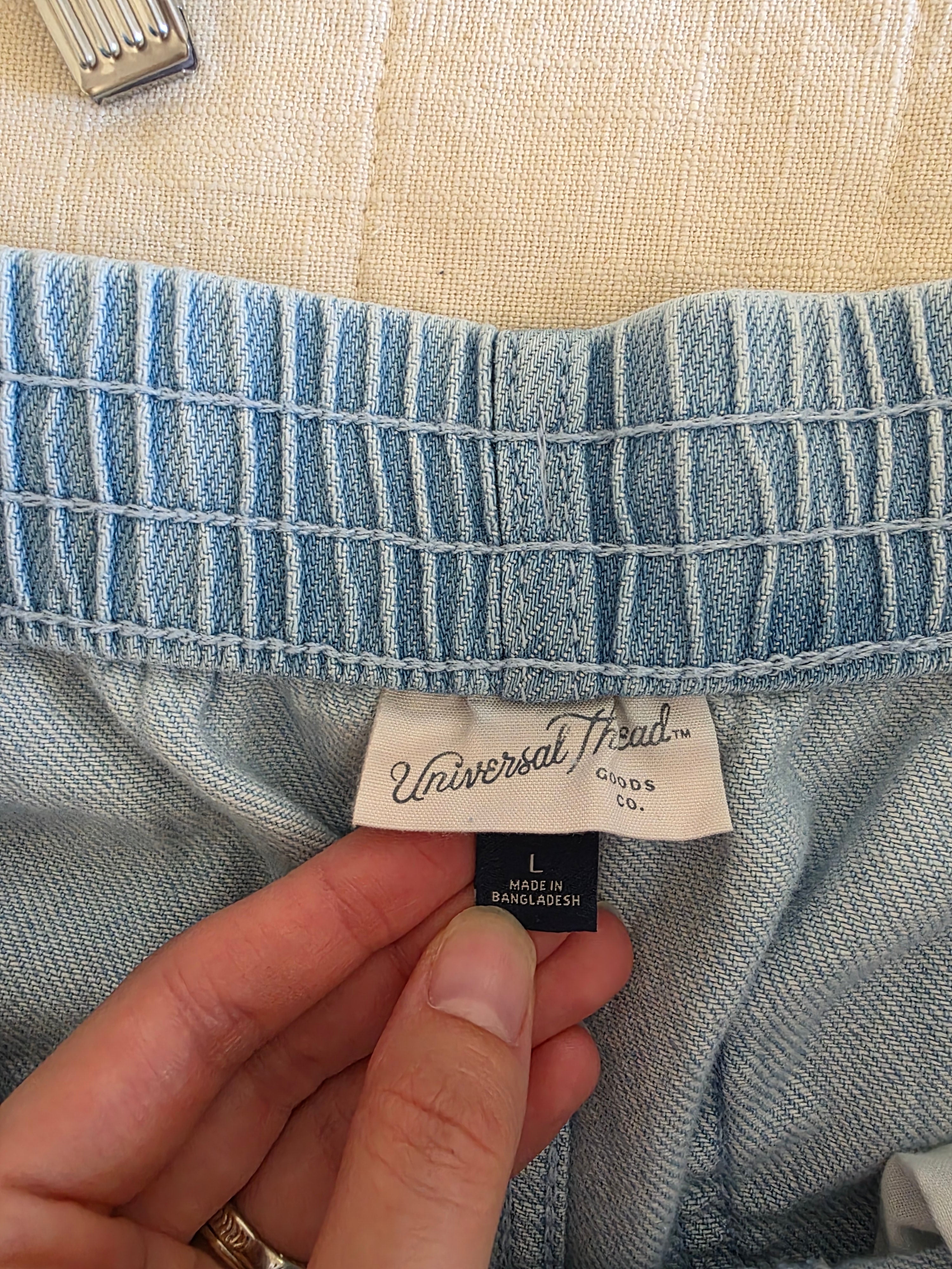 Wide Leg Easy Jeans (L)