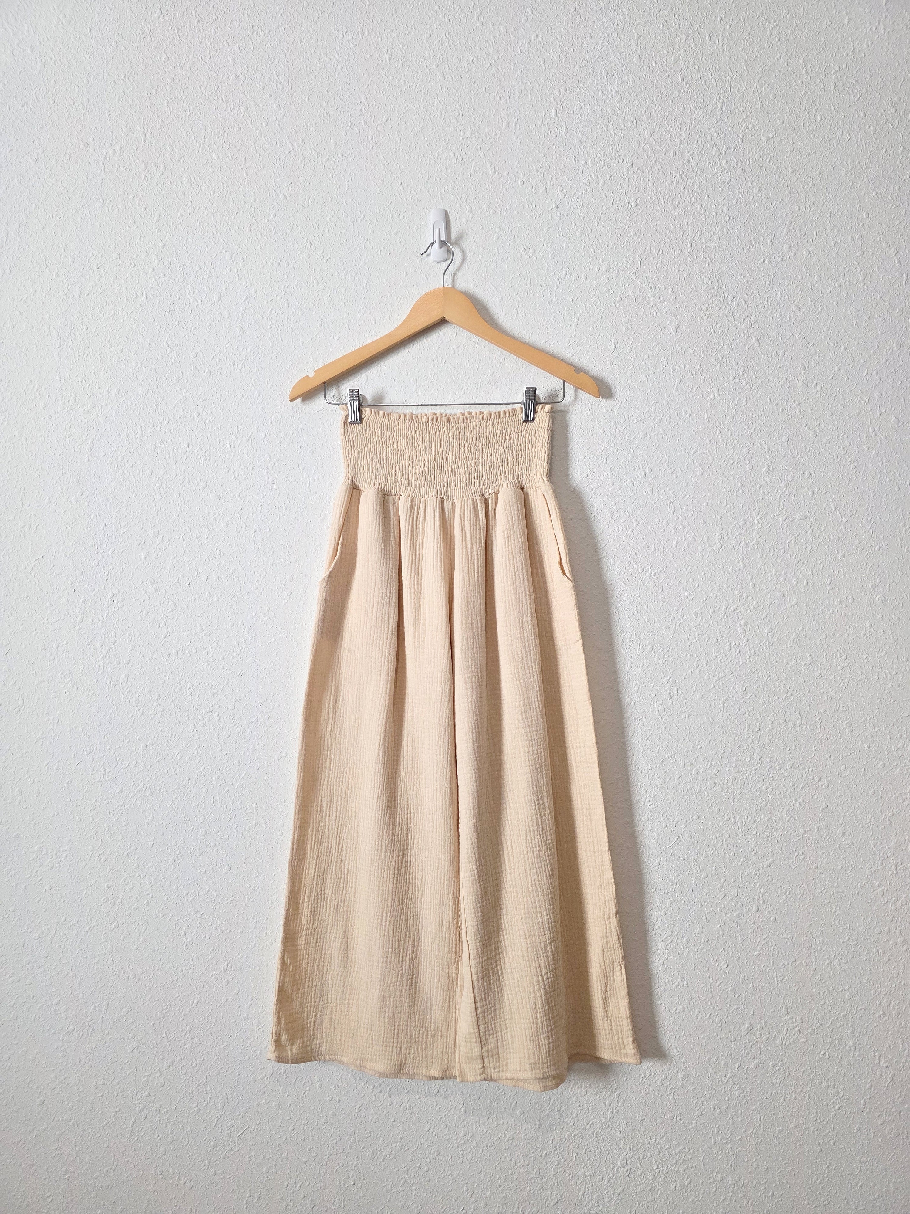 Miou Muse Gauze Wide Leg Pants (M)