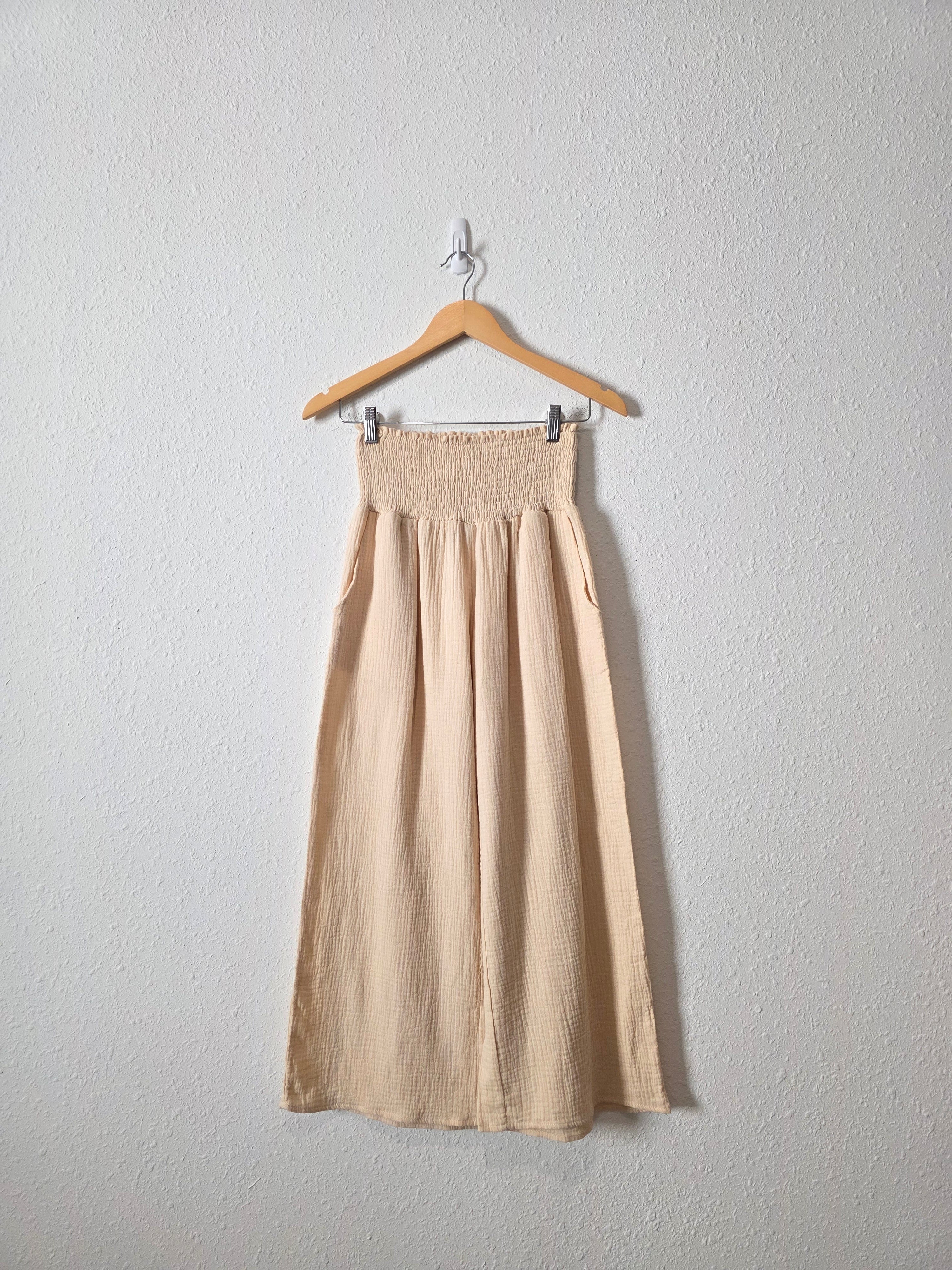 Miou Muse Gauze Wide Leg Pants (M)