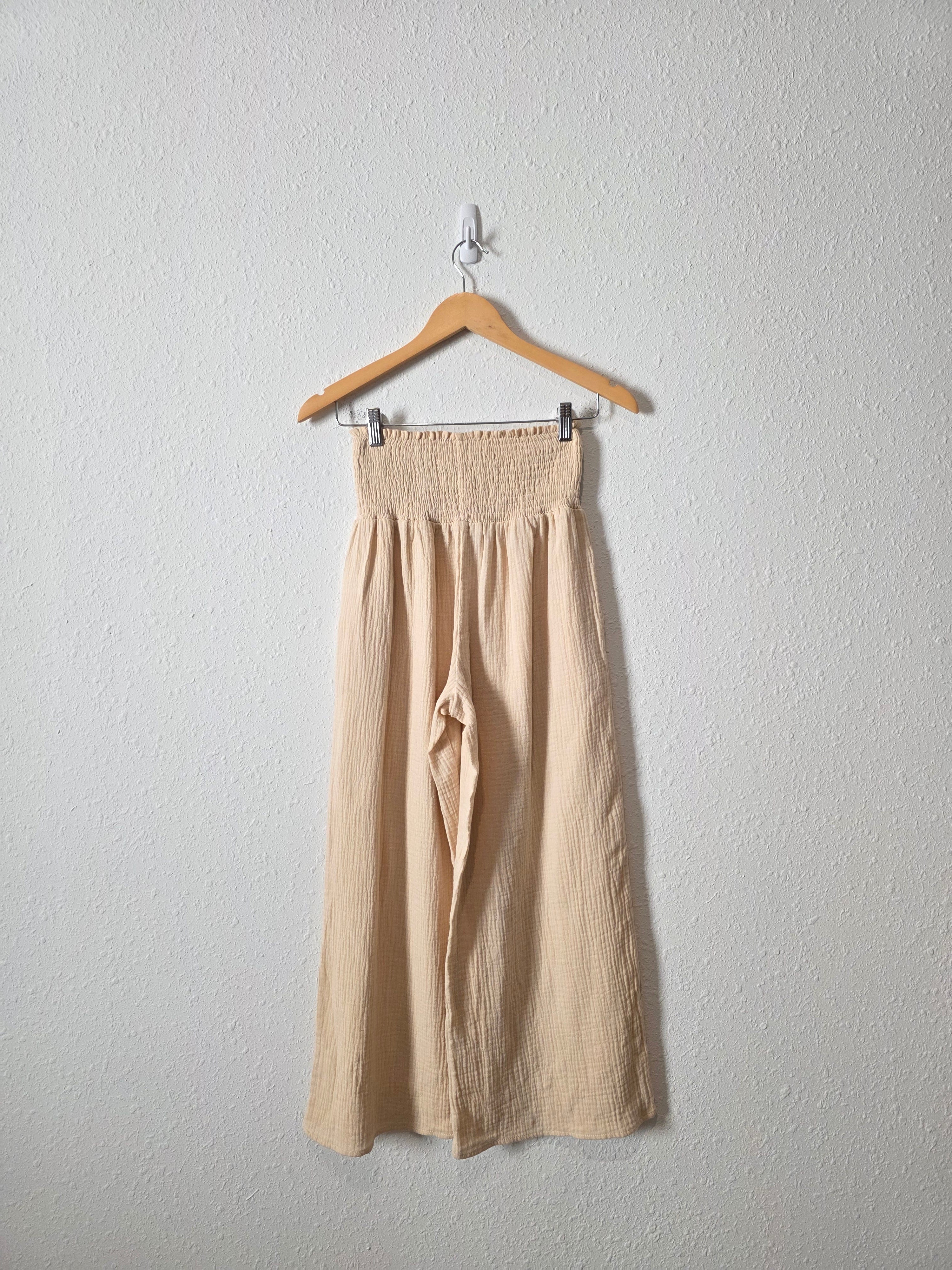 Miou Muse Gauze Wide Leg Pants (M)