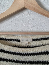 Promesa Oversized Striped Sweater (M)