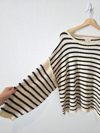 Promesa Oversized Striped Sweater (M)